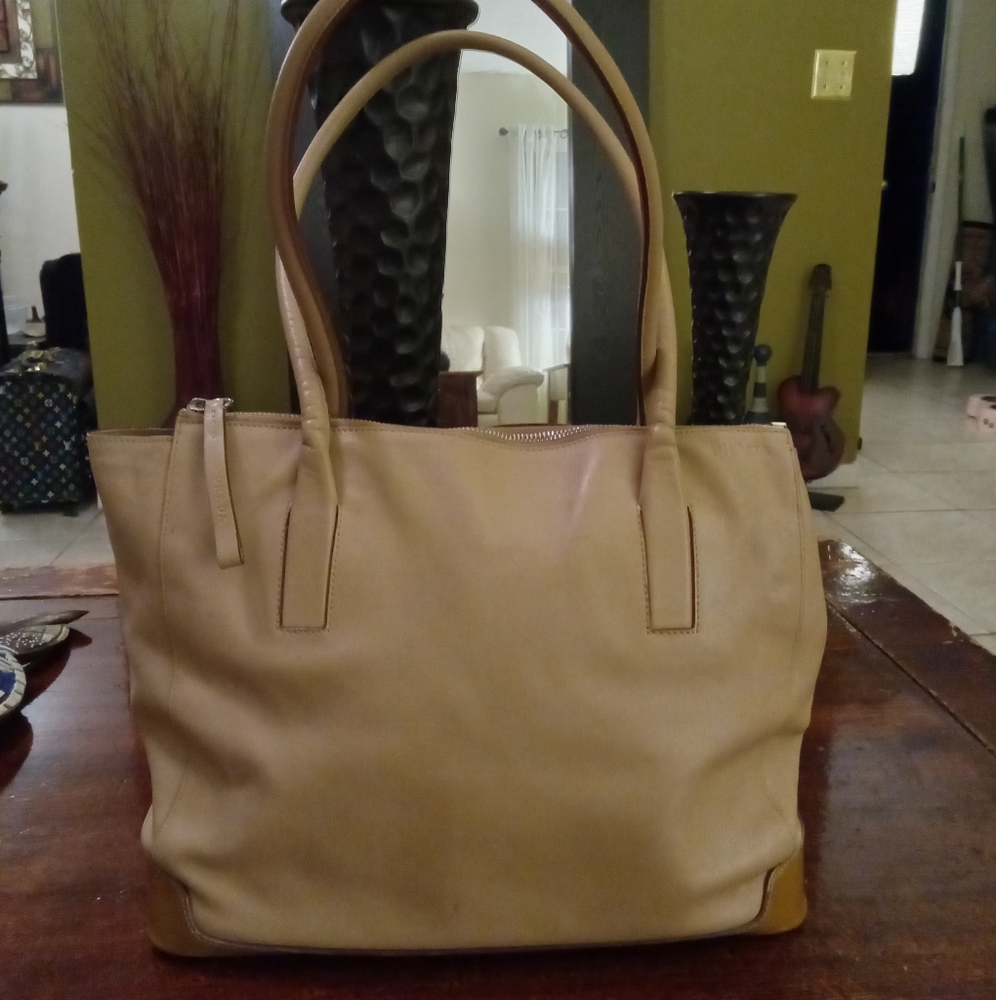 Prada handbag tan